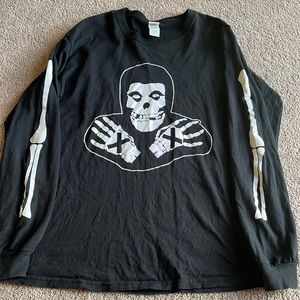 Bridge 9 Records Skull Drug Free Long Sleeve